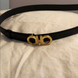Salavatore Ferragamo Black Aunthentic Belt